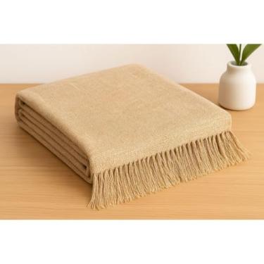 Imagem de Manta para Sofá King Luxo Super Gigante 300x180 Mts Capa Decorativa Decoração Quarto e Sala (Uga3,00x1,80M Caramelo Mesclad)