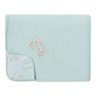 Imagem de Manta Bebê em Malha Suedine Menina Lovely Day Verde - Hug