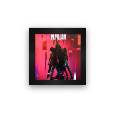 Imagem de Quadro azulejo com moldura Pearl Jam Ten - Starnerd