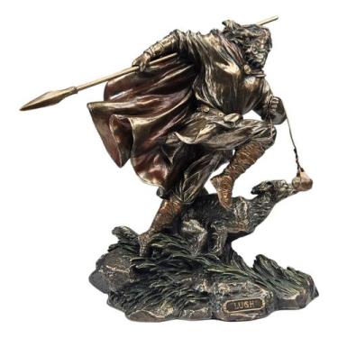 Imagem de Escultura Lugh Mitologia Celta Em Resina Realista Grande - Tenda Medie