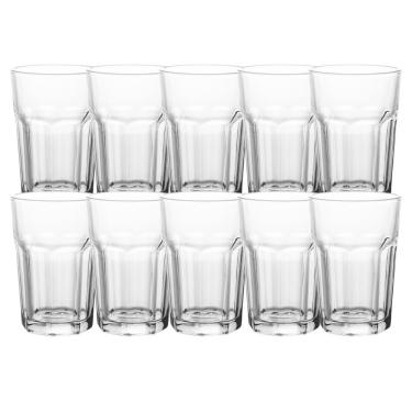 Imagem de Jogo 10 Copos De Vidro Alto Vidro Para Drink Bebidas Allure Transparente 425ml Wolff