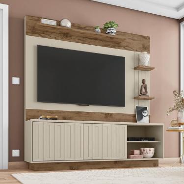 Imagem de Estante Home Para Tv Até 65 Polegadas 2 Portas Clap Caemmun