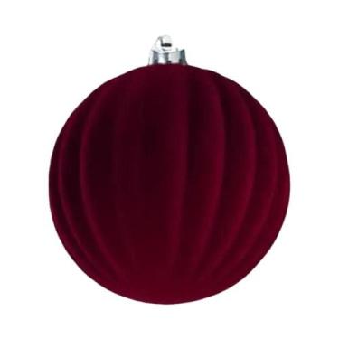 Imagem de Enfeites De Natal Em Forma De Bola Vermelha E Verde, 12 Peças, 8cm, De