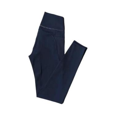 Imagem de Calças De Yoga Femininas De Cintura Alta Nude Com Efeito Levanta Bumbu