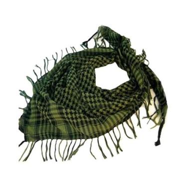 Imagem de Cachecol Tático Unissex Leve E Respirável Com Estampa Xadrez Para Moda