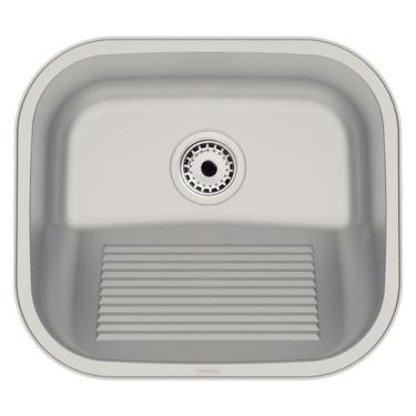 Imagem de Tanque de Encaixe Tramontina Hera Compact 19 em Aço Inox Escovado 40x3