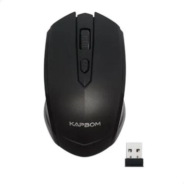 Imagem de Mouse Wireless Sem Fio Receptor Usb Cabo V8