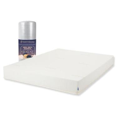 Imagem de Colchão Sonos Sense Bamboo Queen Ortopédico Espuma D45 158x198x19 a Vá