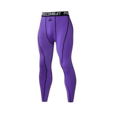 Imagem de Leggings De Compressão Para Musculação Masculina, Roupa De Treino Fitn