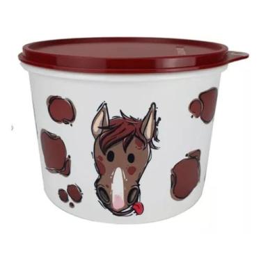 Imagem de Tupperware Tupper Caixa Cavalinho 2kg Porta Mantimento 2,4 L