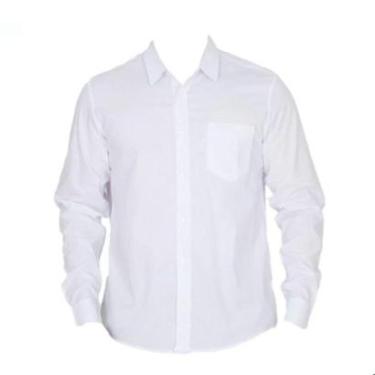 Imagem de Camisa Social Masculina Manga Longa Preta 100% Algodão Plus Size Zuza-Masculino