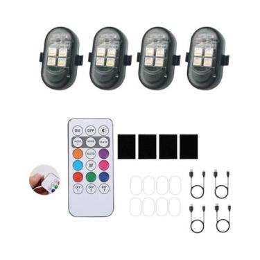 Imagem de Luz Estroboscópica LED Sem Fio Para Carro, Moto, Drone, Scooter, Lâmpa