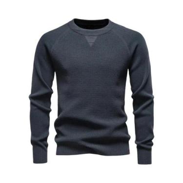 Imagem de Camisa Polo Masculina De Algodão Pesado Com Manga Raglan E Gola Henley