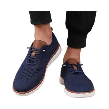 Imagem de Tênis Masculino De Malha Respirável, Estilo Esportivo, Moderno E Vangu