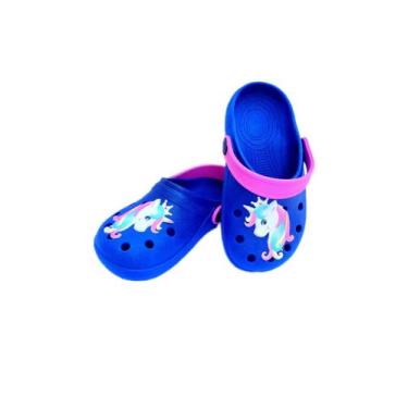 Imagem de Sandalia Babuche Infantil Menina Borboleta Papete Feminina Personagem 