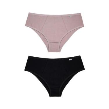 Imagem de Kit Delrio 2 Calcinhas Dr50205 Del.098 Quartzo, DR50205, GG, Quartz, P