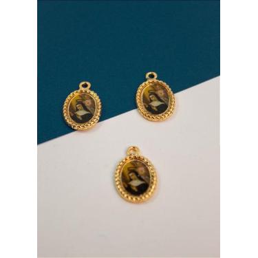 Imagem de Pingente Religioso Santa Rita de Cássia em Ouro 18k - 01 Unidade - no-