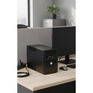 Imagem de 2x Nobreak 600VA 220V Preto: Proteção Essencial Sem Interrup - Congrat