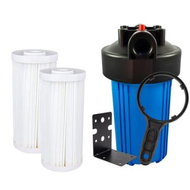 Imagem de Filtro Big Blue 10 Polegadas Royal B & B Plissado Lavável Polipropilen