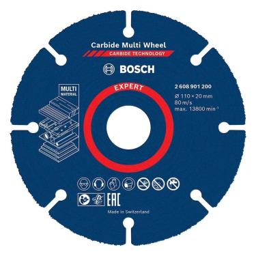 Imagem de Disco de Corte Bosch Expert Carbide Multi Wheel 110mm x 20mm