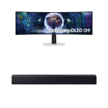 Imagem de Monitor Odyssey OLED G9 49" + Soundbar HW B400F - Samsung, Prata