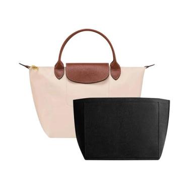 Imagem de Organizador De Bolsa Longchamp Em Feltro, Portátil, Para Maquiagem E V