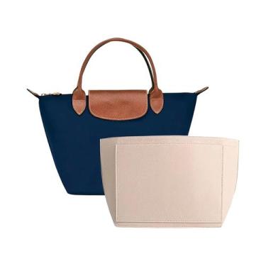 Imagem de Organizador De Bolsa Longchamp Em Feltro, Portátil, Para Maquiagem E V