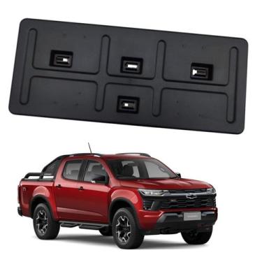 Imagem de Moldura Suporte De Placa Trailblazer S10 2025 2026 Preto Original - Ch