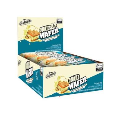 Imagem de Shark Wafer - 12 Barras 25g Cookies - Shark Pro - Shark Pro Suplemento