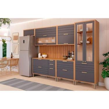 Imagem de Kit Modulado MGM 8 Peças Eloise C8P88 Cinamomo/Titanium