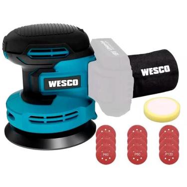 Imagem de Lixadeira Roto Orbital 18v S/ Bateria Carreg Ws2302.9 Wesco - POSITEC,