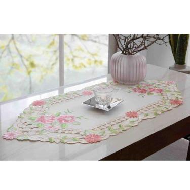 Imagem de Caminho de Mesa Linha Floral Amsterda 40 x 90 cm Jolitex