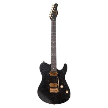 Imagem de Guitarra Tagima Grace 70.7 Cacau Santos Signature Black Sparkle