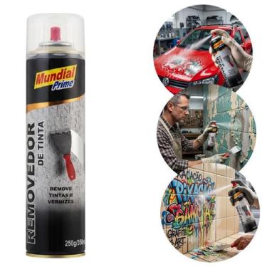 Imagem de Kit 3 Spray Removedor De Tinta Verniz Pintura Ferro Carro Parede - Mun