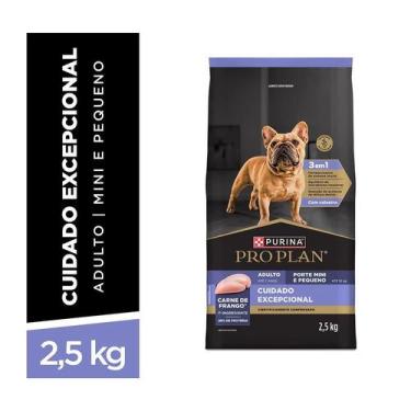 Imagem de Ração Pro Plan Purina Frango Cães Mini e Pequenos 2,5kg