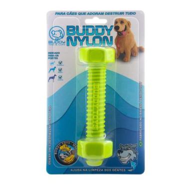 Imagem de Brinquedo para Cachorro Buddy Toys Parafuso de Nylon Verde