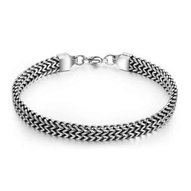 Imagem de Bracelete Aço Inox Vintage - Vorax Acessórios