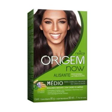 Imagem de Alisante Creme Origem Now Extrato Ervas E Cereais Médio kit