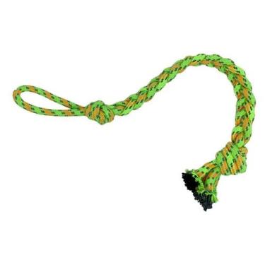 Imagem de Brinquedo Para Cachorro Mordedor Corda 60cm Pet VERDE - DOG TOYS