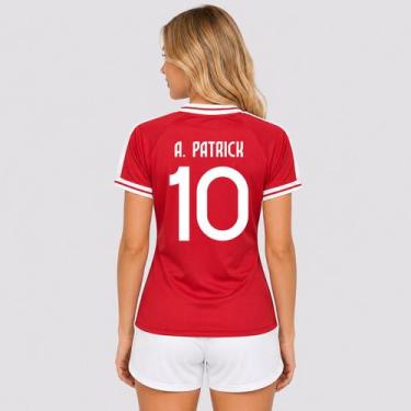 Imagem de Camisa Internacional Victory Feminina Vermelha 10 A. Patrick, M