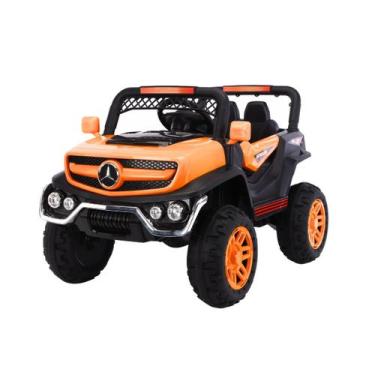 Imagem de Carrinho Elétrico Infantil Super Car 4X4 12V Rádio Luz Controle 2 em 1