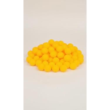 Imagem de 100 Bolas Ping Pong Laranja 38mm Recreação - Congratulations Store
