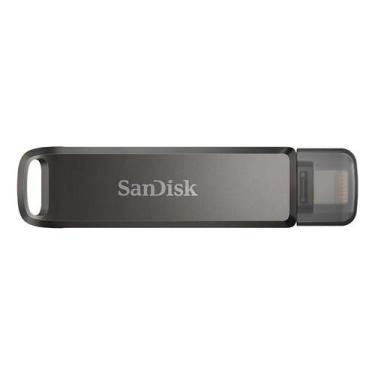 Imagem de Unidade Flash USB Dupla SanDisk iXpand Luxe 128GB Lightning USBC Pendr