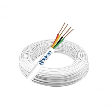 Imagem de Cabo para Alarme 100 Metros 50 X 10 Vias CCA Liga Cobre para Sistemas de Segurança Telecam