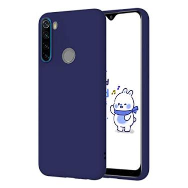 Imagem de Capa de silicone macio de cor sólida Candy para Xiaomi para Redmi Note 8T 8 7 7A 6 6A 5 Pro Capa de telefone mate macia em TPU para Redmi Note 9 9S, azul marinho, para Redmi 5