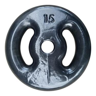 Imagem de Anilha Emborrachada - Preta - 15 Kg