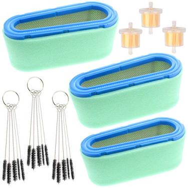 Imagem de QAZAKY 3 peças de limpador de filtro de ar compatível com 36356 36357 Tecumseh OHV110 OHV115 OHV125 OHV130 OHV150 OHV155 OHV165 OHV17 OHV175 243 2 261 8295 30024 30850 13HP-17HP 702199 7061 7732 B1SB7