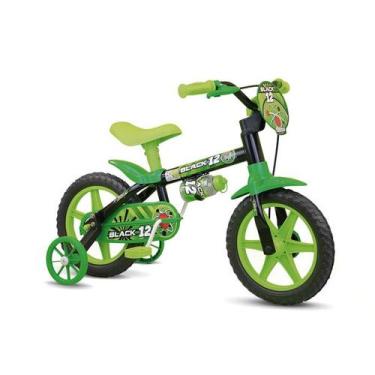 Imagem de Bicicleta Infantil Black 12 Menino Nathor Aro 12 Verde