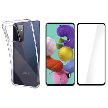 Imagem de Capinha Antichoque + Pelicula Vidro 3D Para Samsung A32 5G