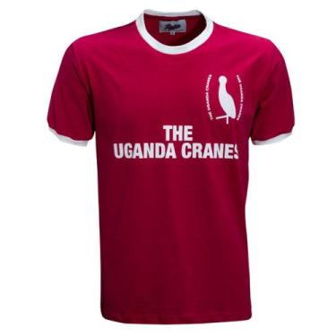 Imagem de Camisa Uganda 1980S Liga Retrô  Vermelha Gg